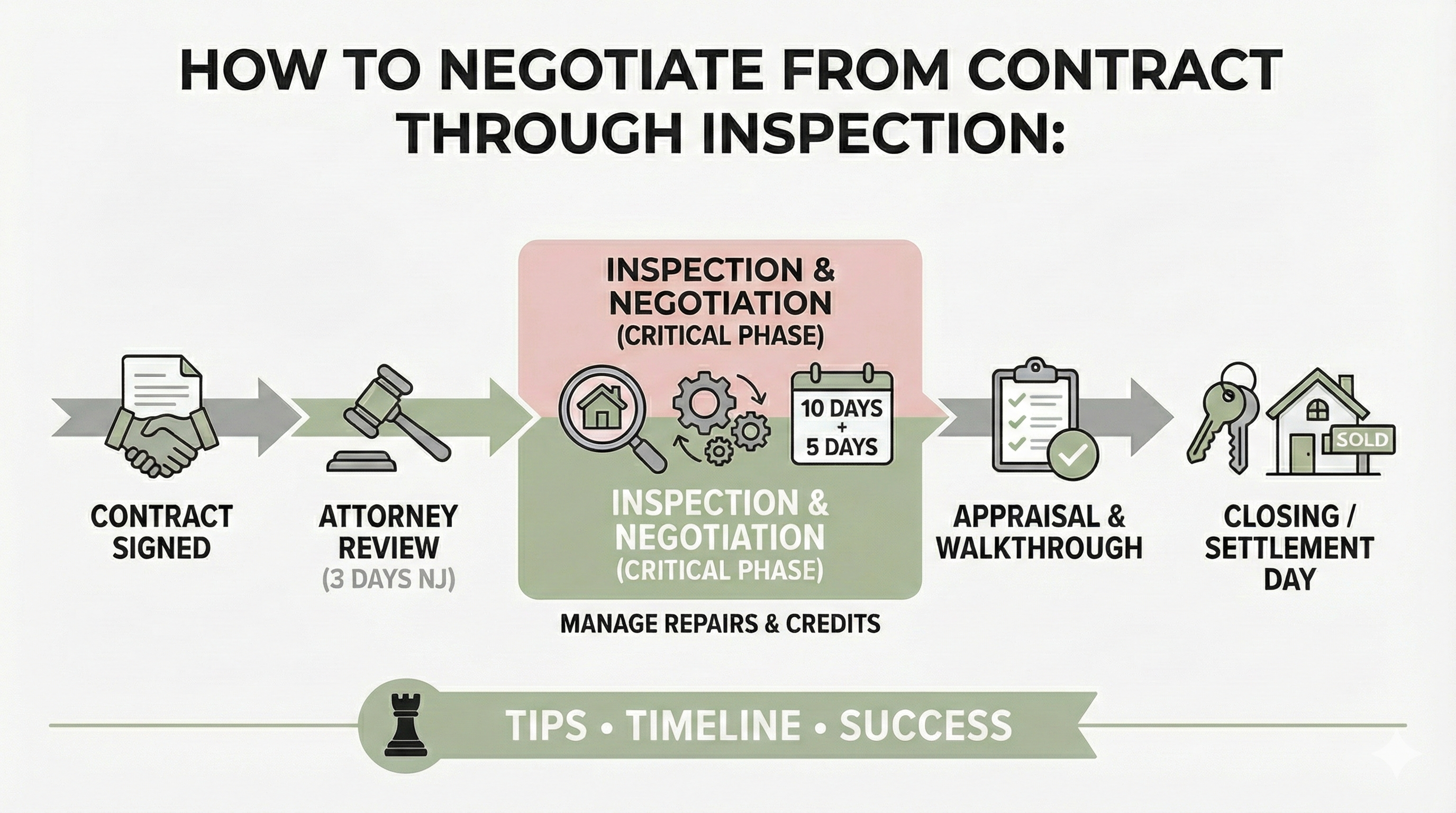 How to Negotiate From Contract Through Inspection