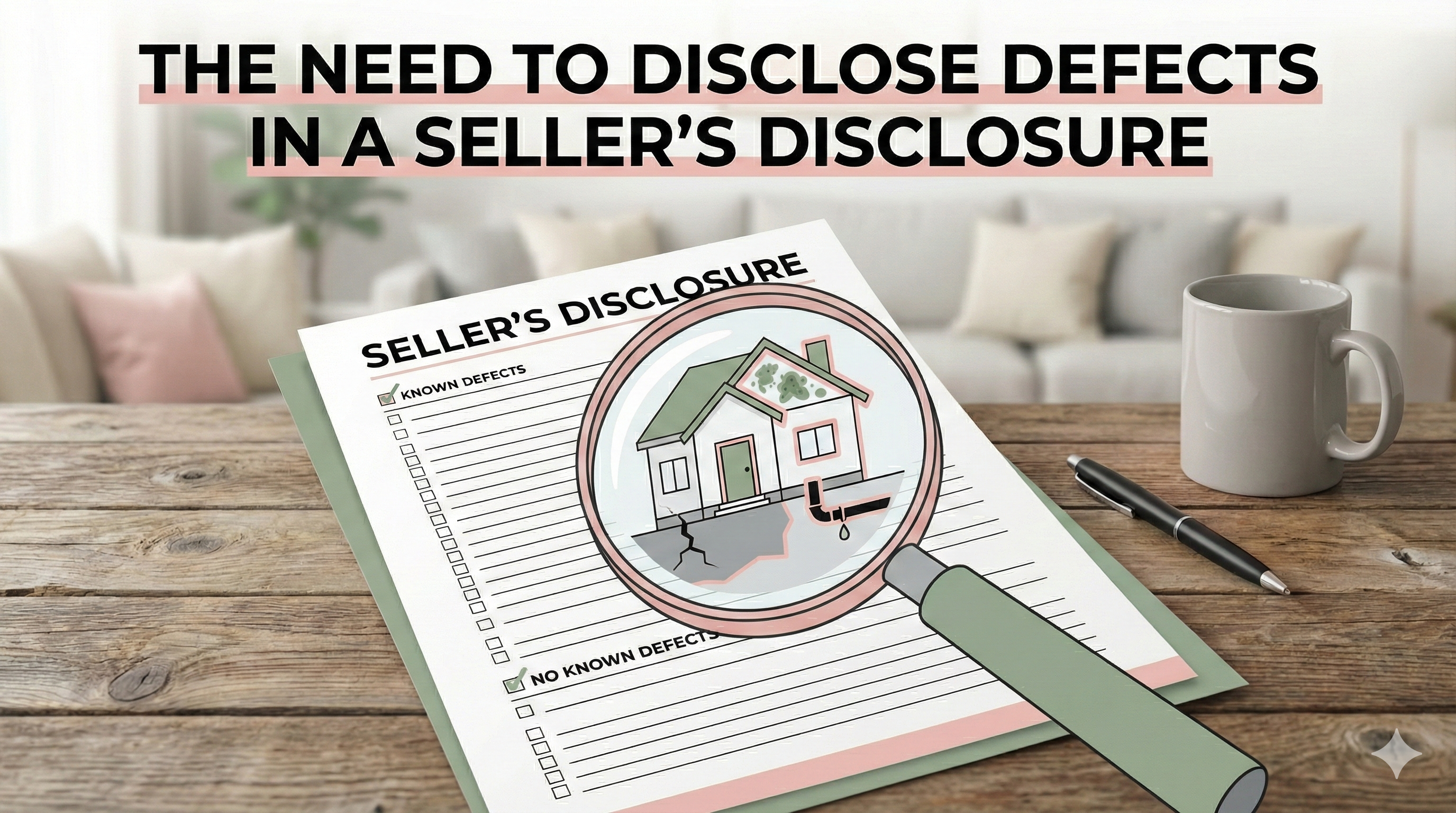 The Need to Disclose Defects in Seller's Disclosure