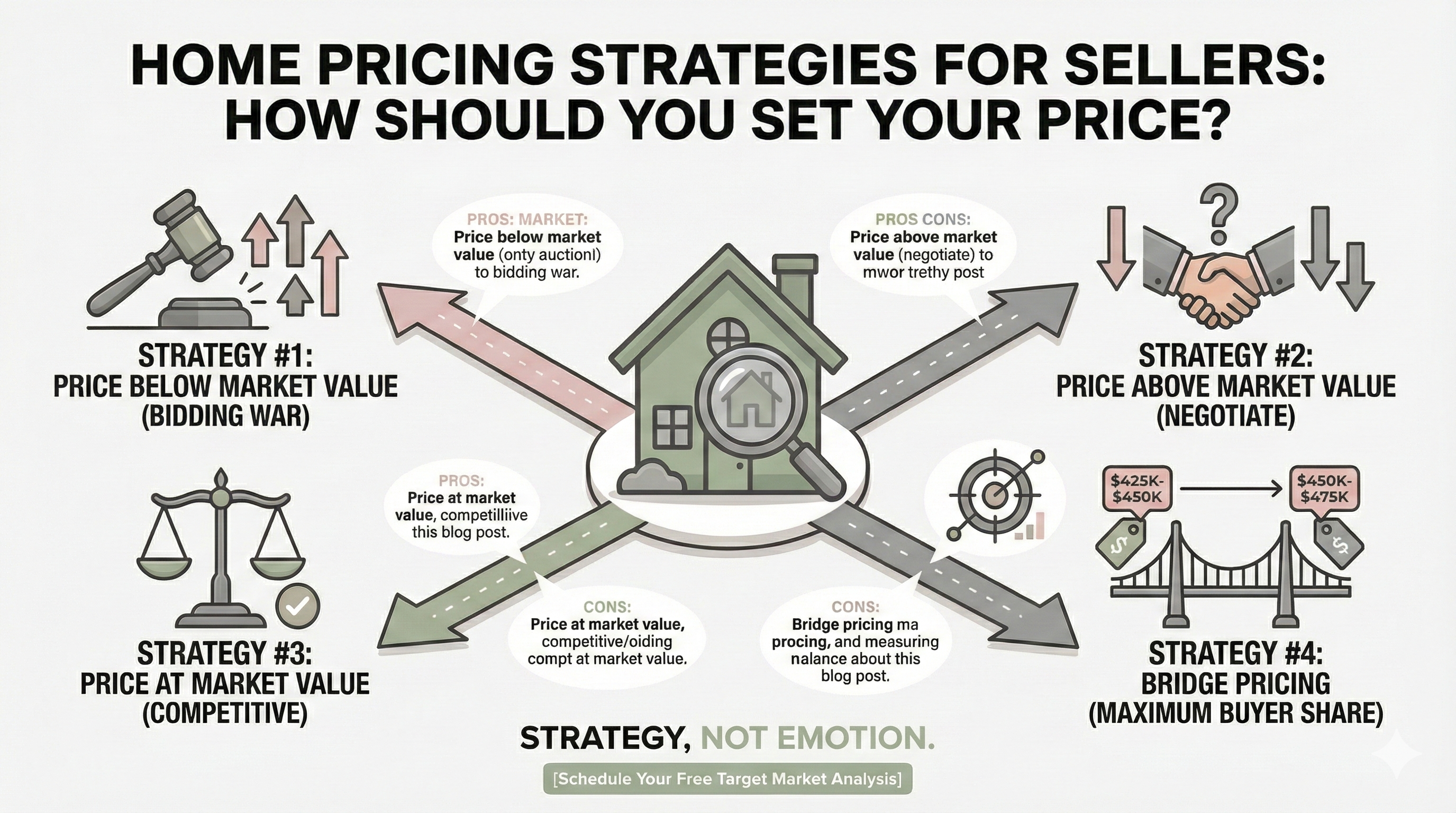 Home Pricing Strategies for Sellers: How Should You Set Your Price?